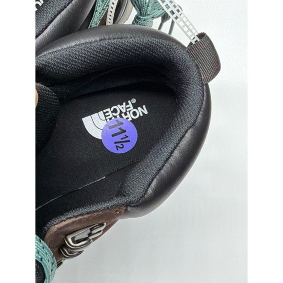 The North Face Mens Brown Leather Hiking Boots Waterproof size 11.5 NWT Gorpcore main image 9